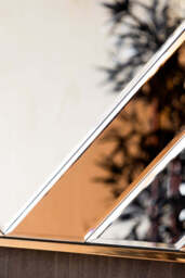70s-Inspired Copper Wall Mirror - thumbnail 5