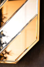70s-Inspired Copper Wall Mirror - thumbnail 4