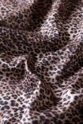 Signature Leopard Print Cotton Sateen Fitted Sheet - Available in 4 Sizes - thumbnail 3