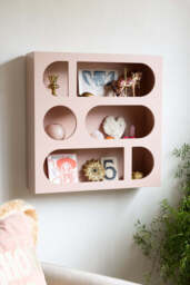 Alcove Wall Shelf in Dusty Pink - thumbnail 1