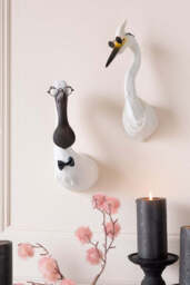 Sharon The Quirky Bird With Spectacles & Bow Tie Wall Art - thumbnail 4