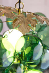 Green Grapevine Glass Ceiling Light - thumbnail 4