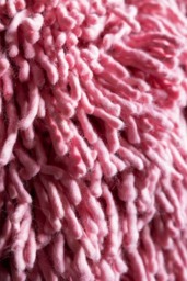 HKLIVING Shaggy Pink Cushion - thumbnail 3
