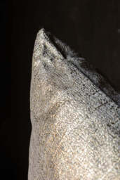 Gold Metallic Velvet Cushion - thumbnail 5