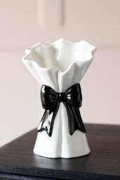 Black Bow Flower Vase - thumbnail 5