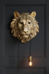 Lion Head Wall Light - thumbnail 4