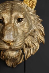 Lion Head Wall Light - thumbnail 3