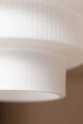 Tiered Opal Glass Easyfit Ceiling Light Shade - thumbnail 4
