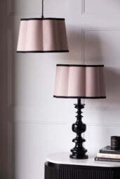 Blush Pink Scalloped Lampshade - thumbnail 5
