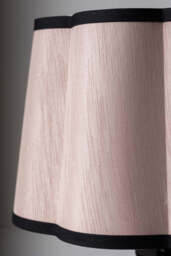 Blush Pink Scalloped Lampshade - thumbnail 4