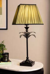Palm Tree Table Lamp - Green & Black - thumbnail 3