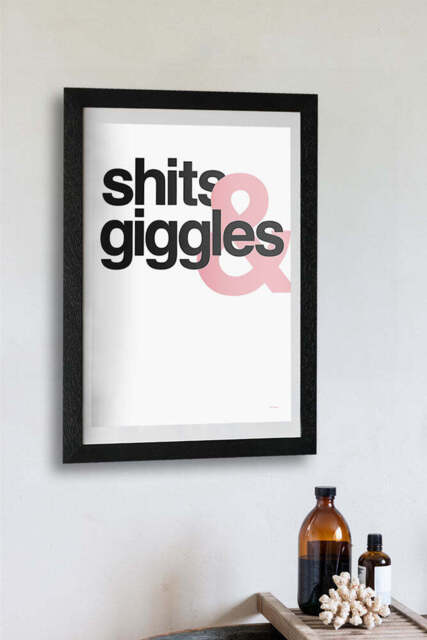 Shits & Giggles Art Print - Unframed - image 1