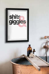 Shits & Giggles Art Print - Unframed - thumbnail 3