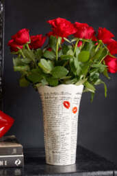 Love Letters Flower Vase