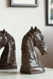 Set Of 2 Horse Head Bookends - thumbnail 3