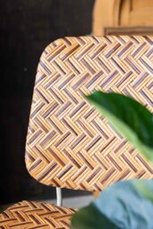 Woven Rattan Dining Chair - thumbnail 3