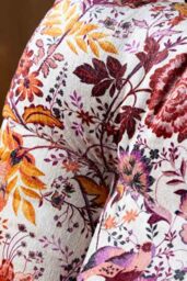 Charleston Garden Floral Velvet Swivel Chair - thumbnail 5