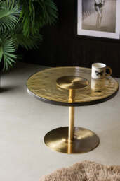 Amber Glass Coffee Table - thumbnail 1