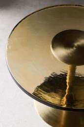 Amber Glass Coffee Table - thumbnail 4