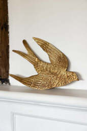 Gold Swallow Hanging Ornament - thumbnail 3