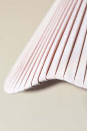 Curved Table Lamp With Pink Pleated Lampshade - thumbnail 3