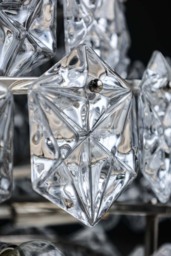 Showstopping Multi-Layer Glass Chandelier - thumbnail 4