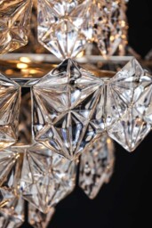 Showstopping Multi-Layer Glass Chandelier - thumbnail 5