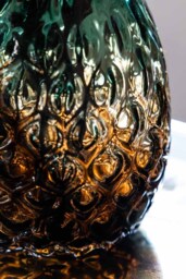 Ombre Green Pineapple Glass Vase - thumbnail 5