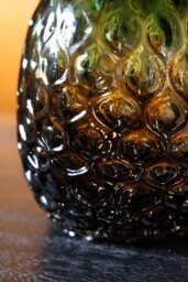 Ombre Green Pineapple Glass Vase - thumbnail 3