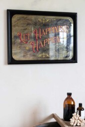 Let Happiness Happen Mirror Wall Art - thumbnail 3