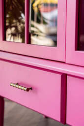 Beautiful Hot Pink Display Cabinet & Drawers - thumbnail 5