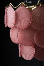 Pink Shell Pendant Light - thumbnail 3