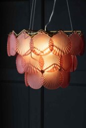 Pink Shell Pendant Light - thumbnail 1