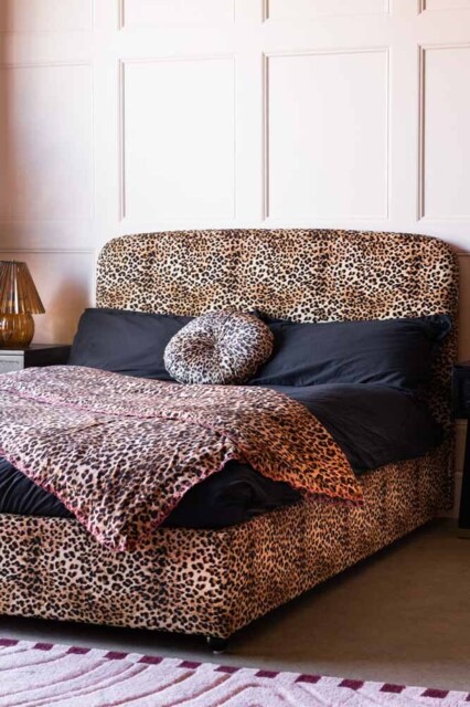 The Jagger Bed in Leopard Love Velvet - image 1