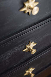 Black & Gold Ringo Chest of Drawers - thumbnail 4