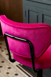 Set Of 2 Adjustable Bar Stools in Harry's Hot Pink - thumbnail 3