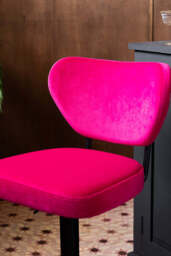 Set Of 2 Adjustable Bar Stools in Harry's Hot Pink - thumbnail 5