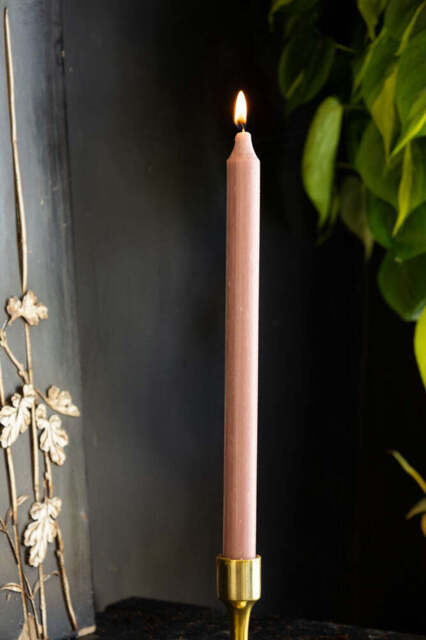 Beautiful Dinner Candle - Old Rose - image 1