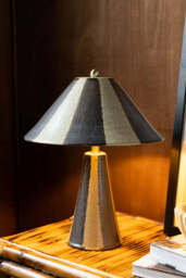 Brown Stripe Carnival Table Lamp - thumbnail 3