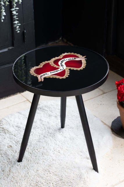 Milagro Heart Round Side Table - image 1