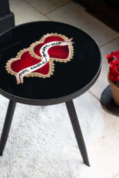 Milagro Heart Round Side Table - thumbnail 4