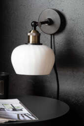 Beautiful Glass Plug In Wall Light - thumbnail 4