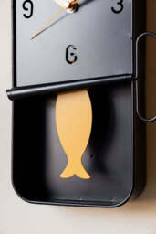Quirky Sardine Tin Pendulum Wall Clock - thumbnail 3