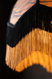 Tiger Print Double Tassel Edge Ceiling Light - thumbnail 3