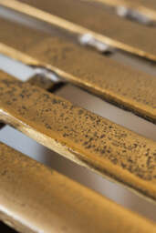 Gold Metal Bench - thumbnail 5
