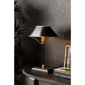 Black & Gold Table Lamp - thumbnail 2