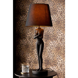 Black Naked Lady Table Lamp - thumbnail 2