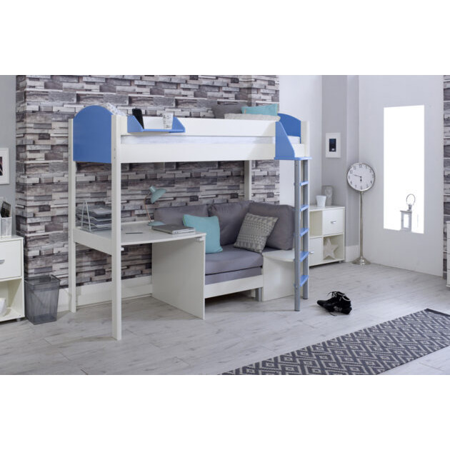 Noah High Sleeper with Desk and Chair Bed