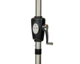 Crank and Tilt LED Strip Parasol - Ivory - thumbnail 3
