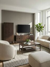 ARKA Dark Wood Coffee Table - thumbnail 2